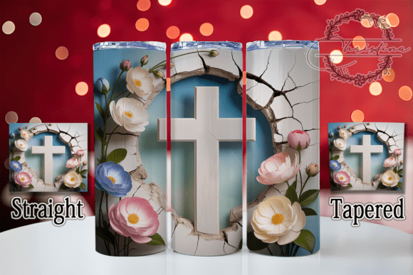 3D Easter Cross 20oz Tumbler: A Creative Catalyst in the Digital Design and Drinkware Industry