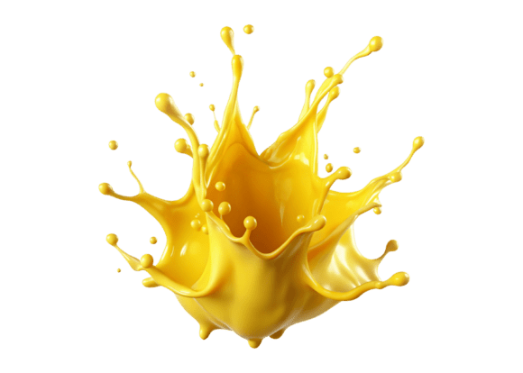 3D Smooth Liquid Mango Juice Splash PNG: A Versatile Design Asset