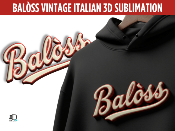 Balòss Vintage Italian 3D Sublimation Design