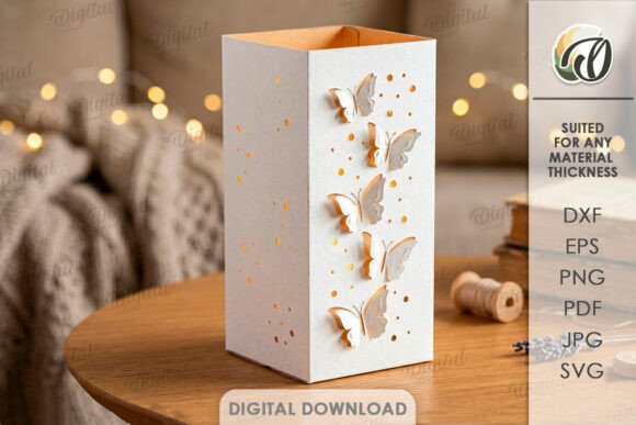 Decorative Paper Lantern: A Digital Design for Endless Creativity