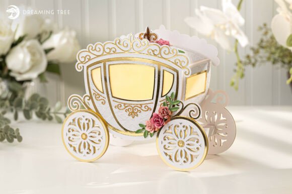 Enchanted Wedding Carriage SVG: A Fairytale Craft for Magical Celebrations