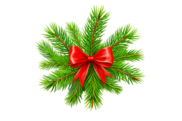 Flat Christmas Decoration 3D Rendering: A Designer’s Dream for Versatile Holiday Projects