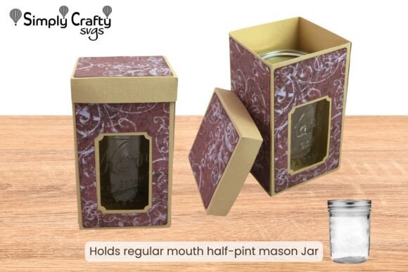 Half-Pint Mason Jar Box SVG: A Practical Packaging Solution for Creative Gifting