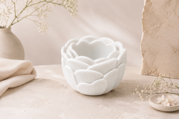 Lotus Blossom Planter Bowl