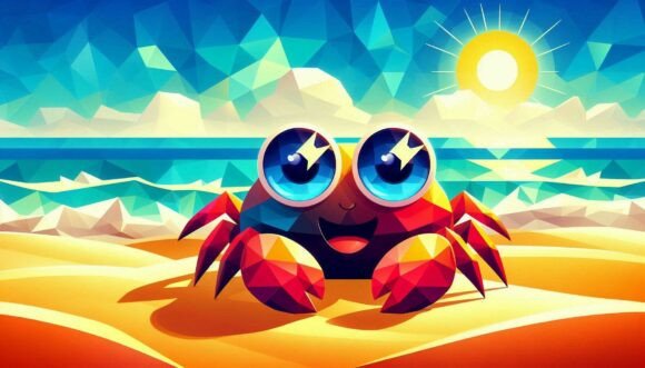 Low Poly 3D Beach Crab: A Versatile Digital Asset for Creative and Commercial Projects