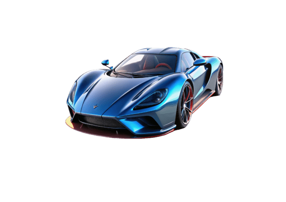 PNG Sport Car Mockup 3D Rendering: A Designer’s Asset
