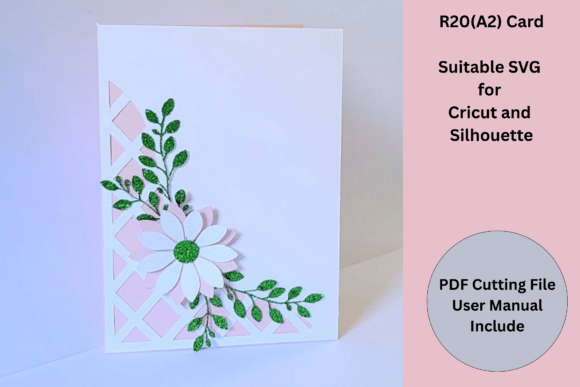 R20 Greeting Card Template SVG A2 Card for Elegant DIY Crafting