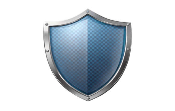 Transparent Glass Shield, Lock 3D PNG: Strategic Design Elements for Versatile Use